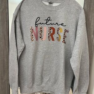 Gildan Gray Future Nurse Sweater